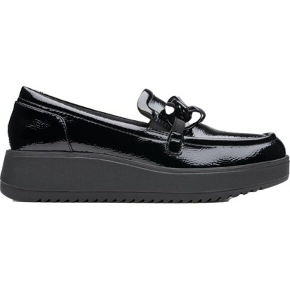 Clarks - Womens Zylah May Shoes, size 7.5 US womens, color black. - Picture 1 of 5